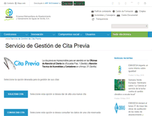 Tablet Screenshot of citaprevia.emasesa.com